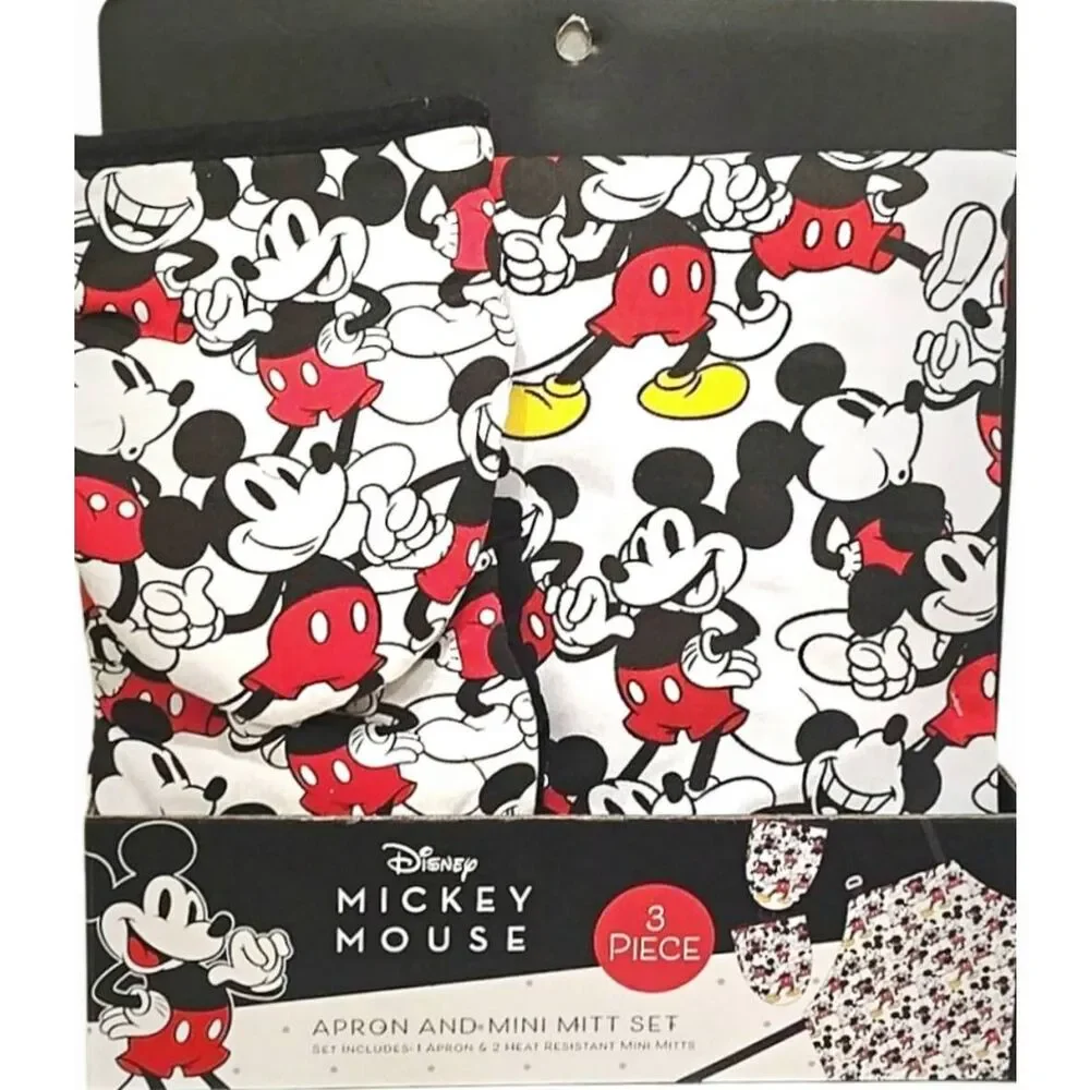 Disney Mickey Mouse Apron & Mini Mitt Set